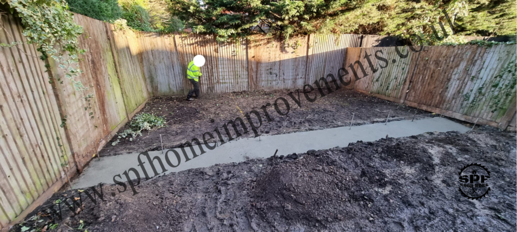 soft hard landscaping back yard